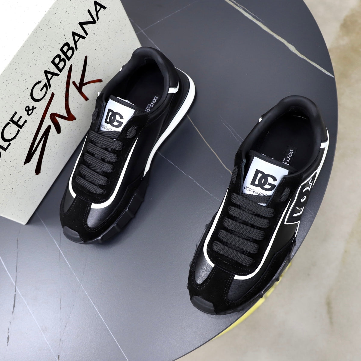 Dolce & Gabbana DG Men's Color-Block Casual Sneakers