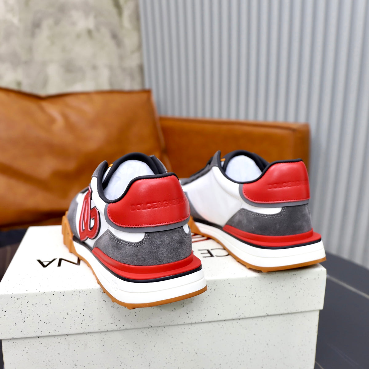 Dolce & Gabbana DG Men's Color-Block Casual Sneakers