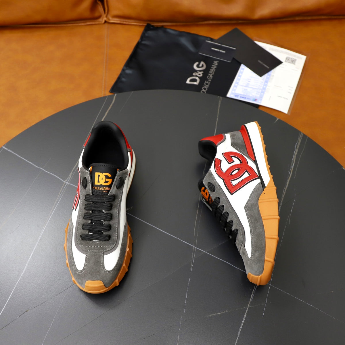 Dolce & Gabbana DG Men's Color-Block Casual Sneakers