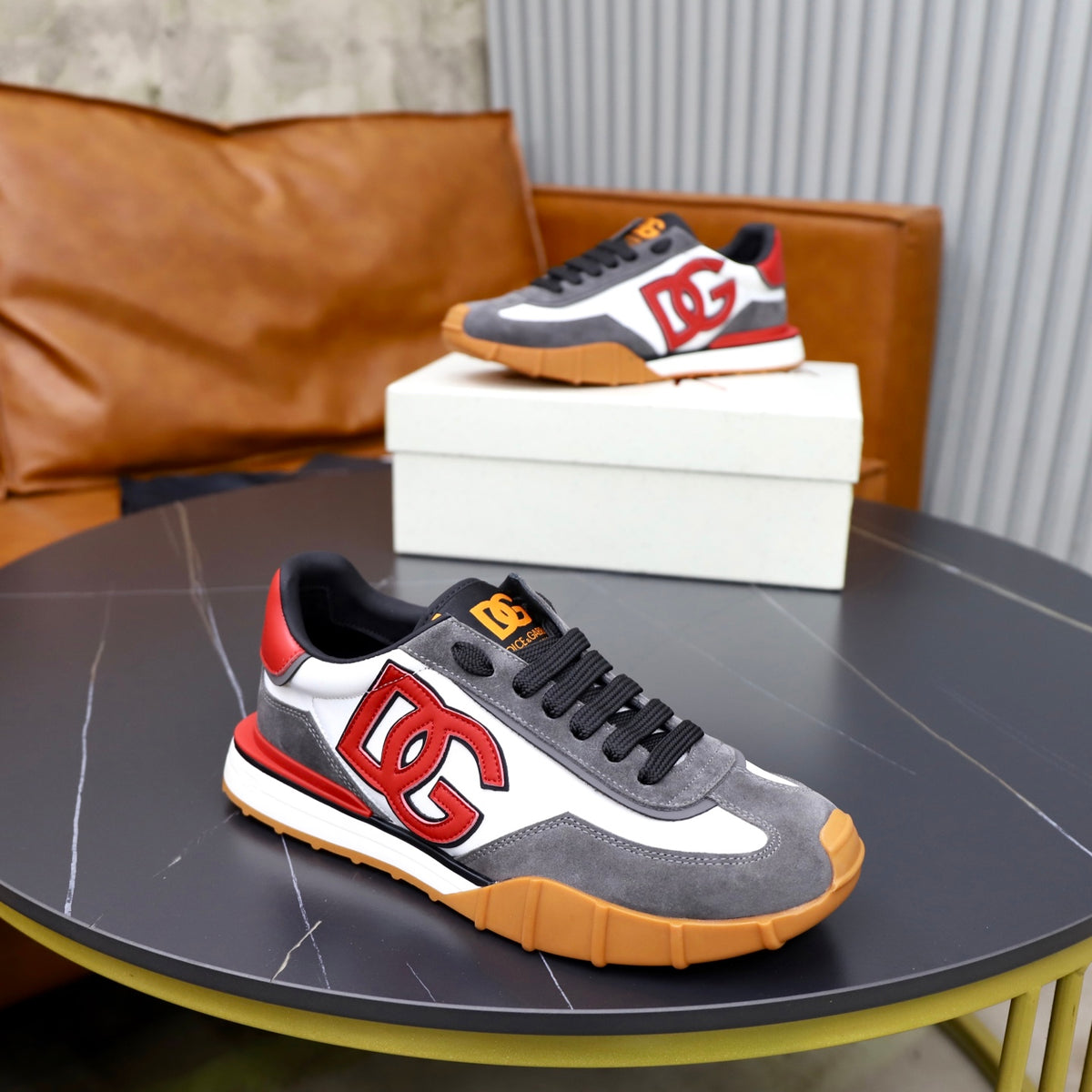 Dolce & Gabbana DG Men's Color-Block Casual Sneakers
