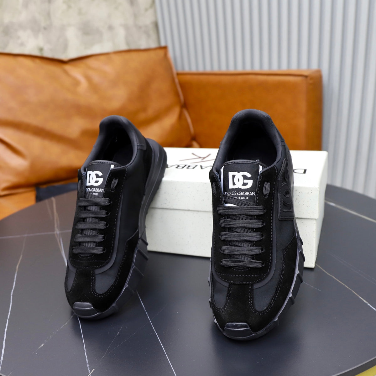 Dolce & Gabbana DG Men's Color-Block Casual Sneakers