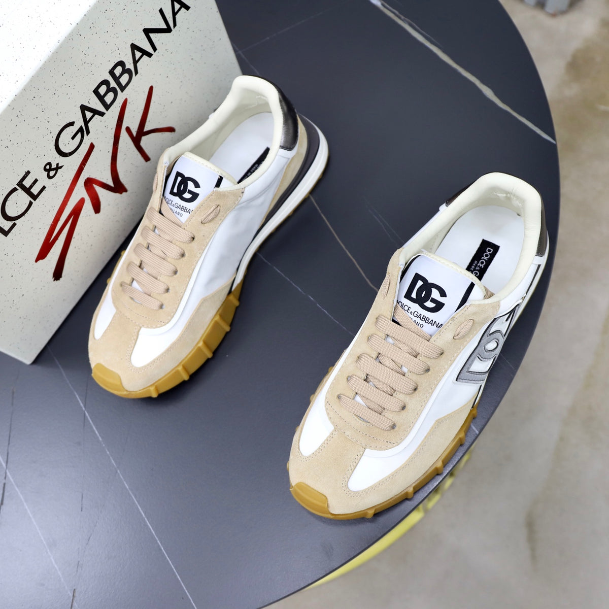 Dolce & Gabbana DG Men's Color-Block Casual Sneakers