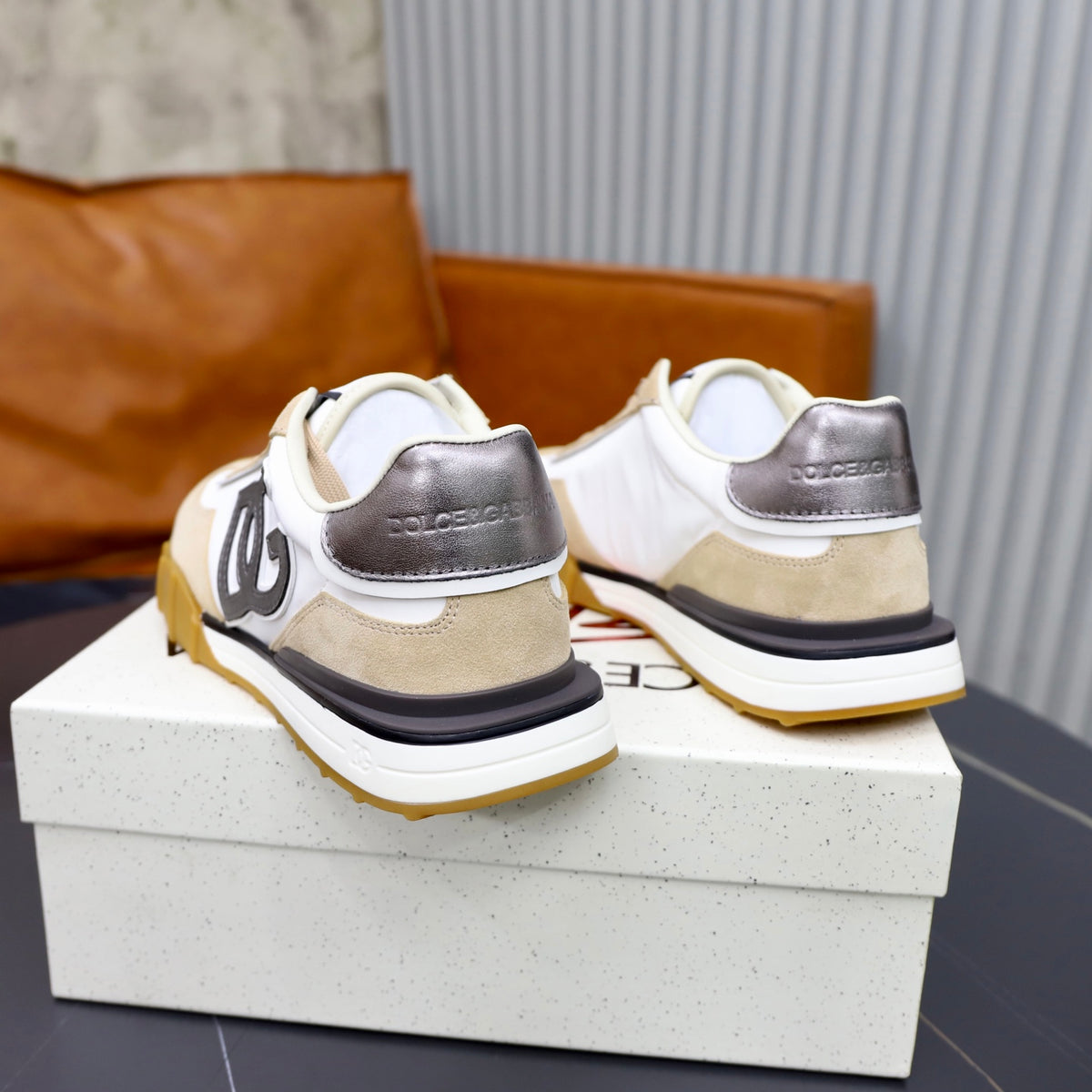 Dolce & Gabbana DG Men's Color-Block Casual Sneakers