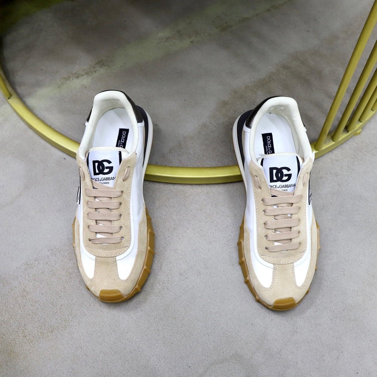 Dolce & Gabbana DG Men's Color-Block Casual Sneakers