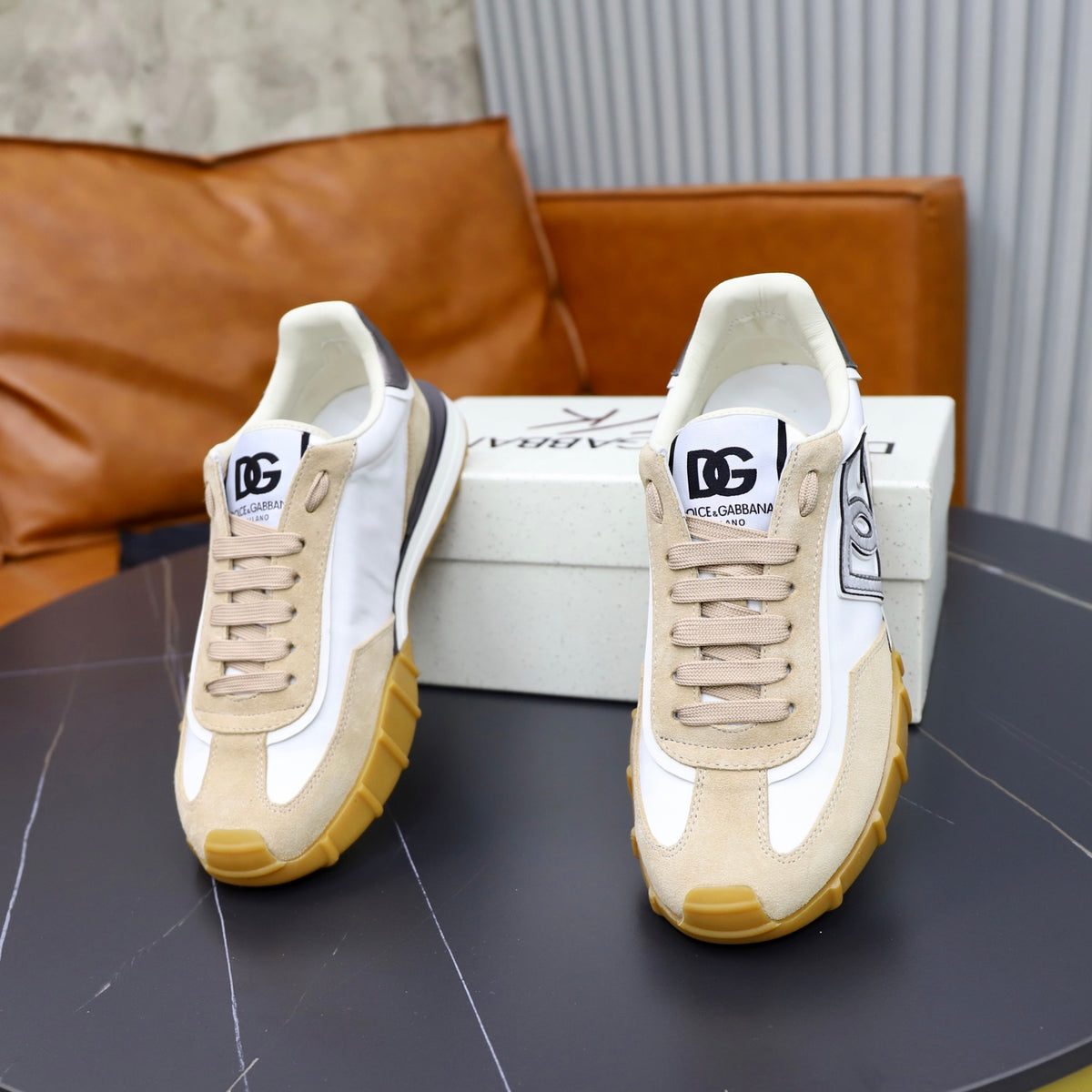 Dolce & Gabbana DG Men's Color-Block Casual Sneakers