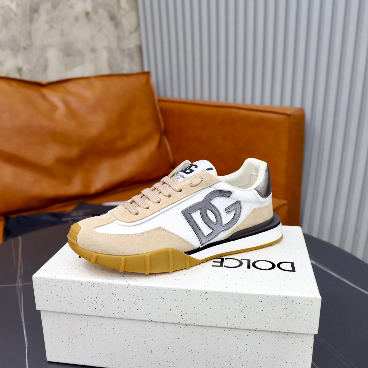 Dolce & Gabbana DG Men's Color-Block Casual Sneakers