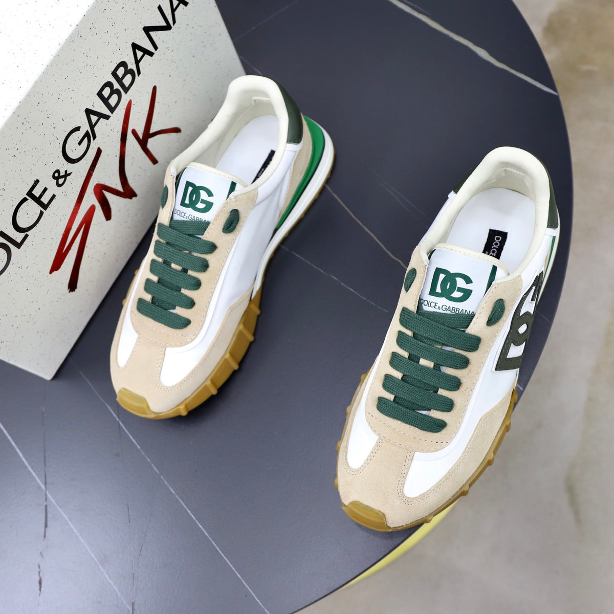 Dolce & Gabbana DG Men's Color-Block Casual Sneakers