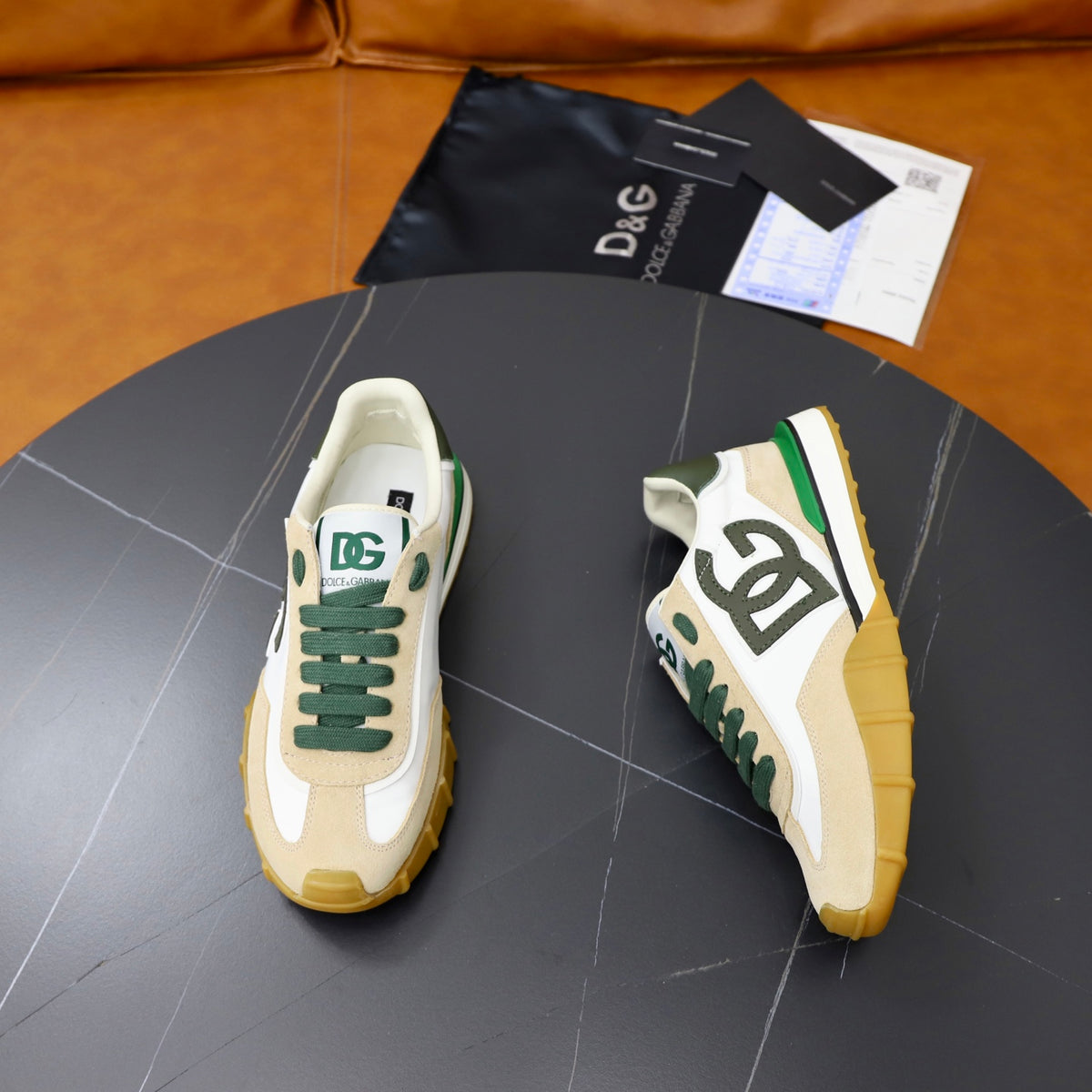 Dolce & Gabbana DG Men's Color-Block Casual Sneakers