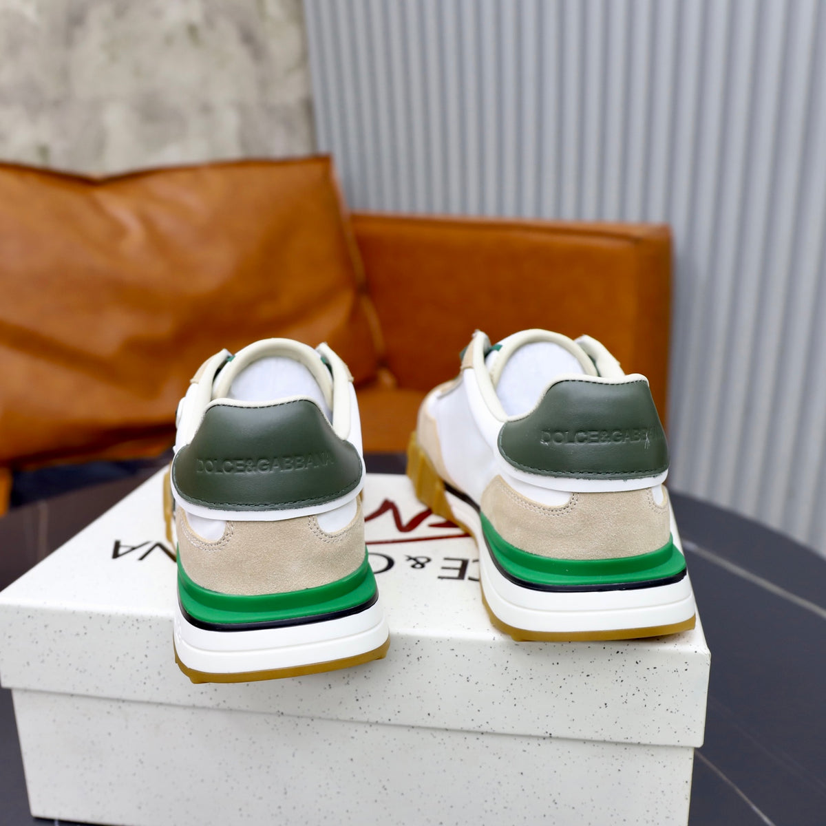 Dolce & Gabbana DG Men's Color-Block Casual Sneakers