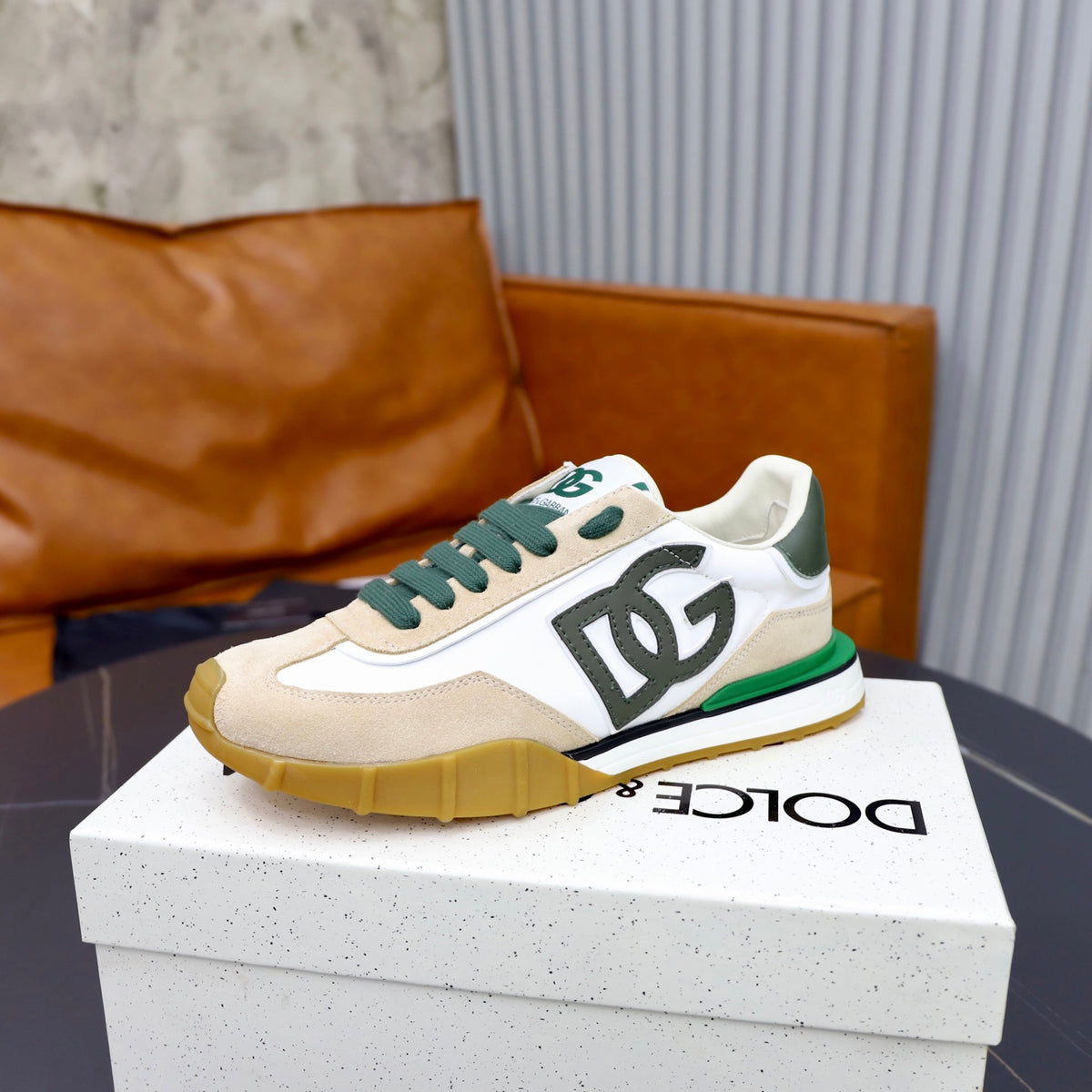 Dolce & Gabbana DG Men's Color-Block Casual Sneakers