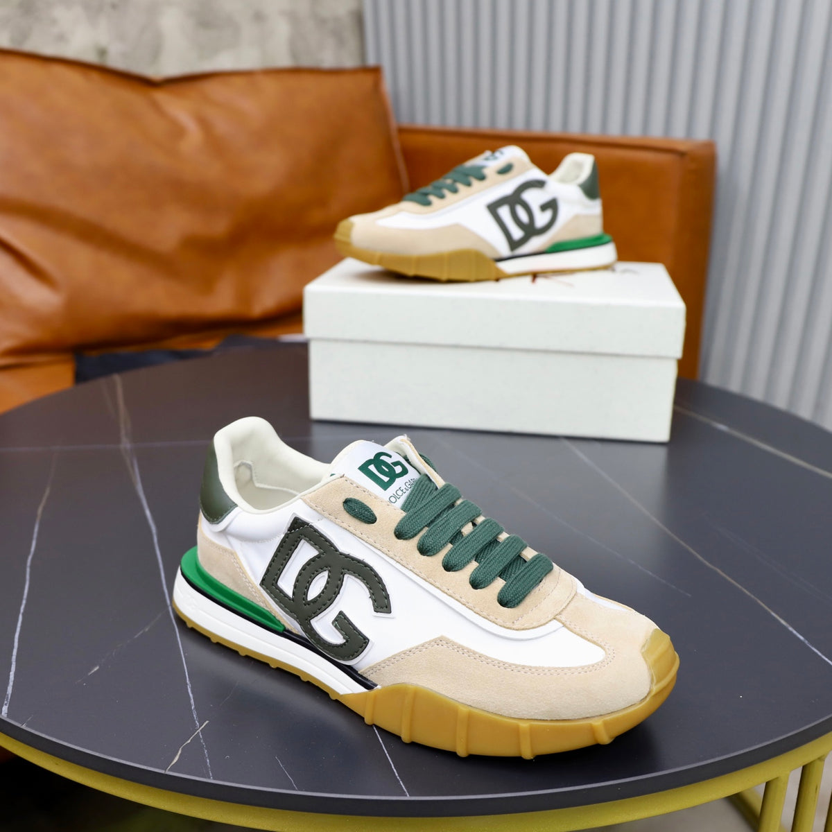 Dolce & Gabbana DG Men's Color-Block Casual Sneakers