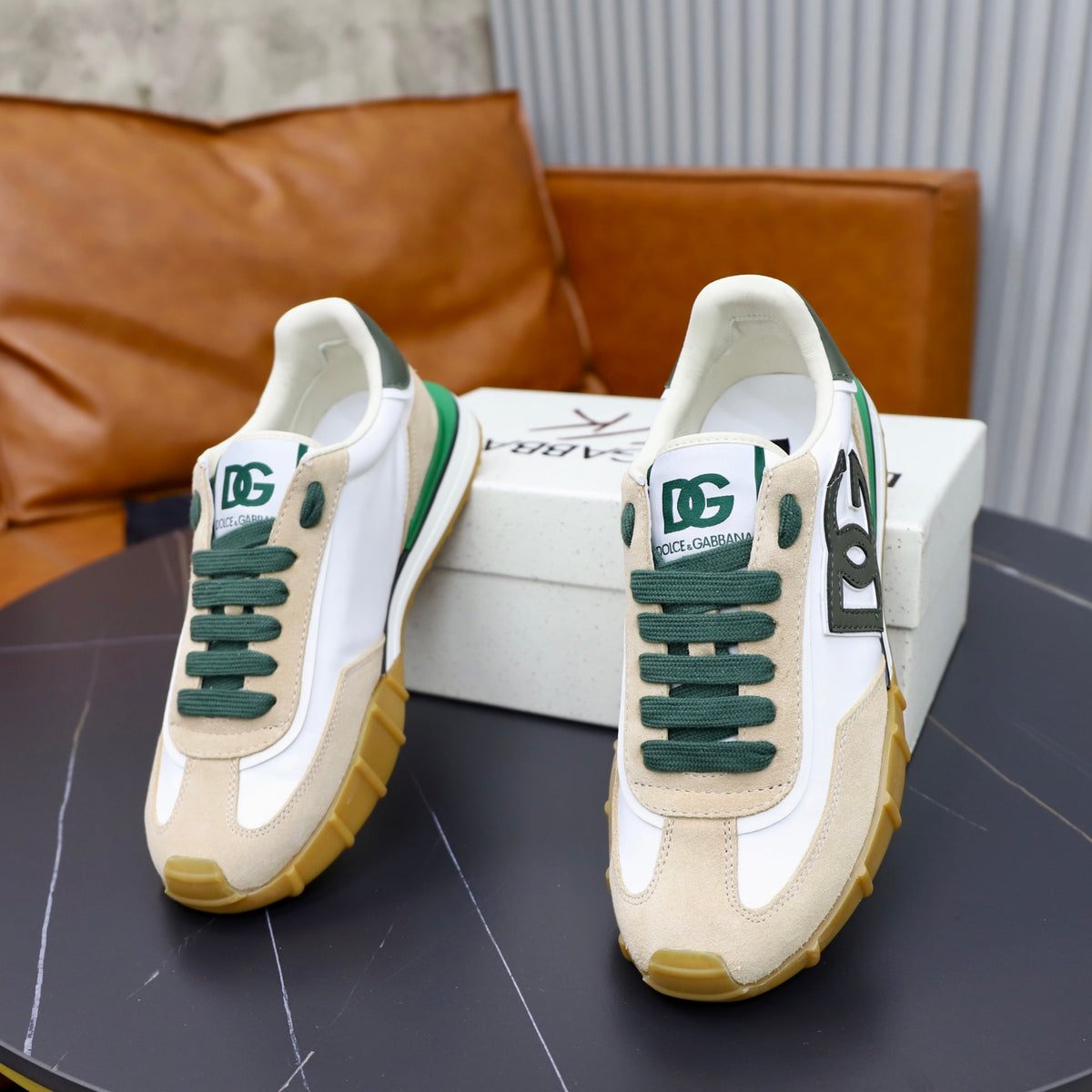 Dolce & Gabbana DG Men's Color-Block Casual Sneakers