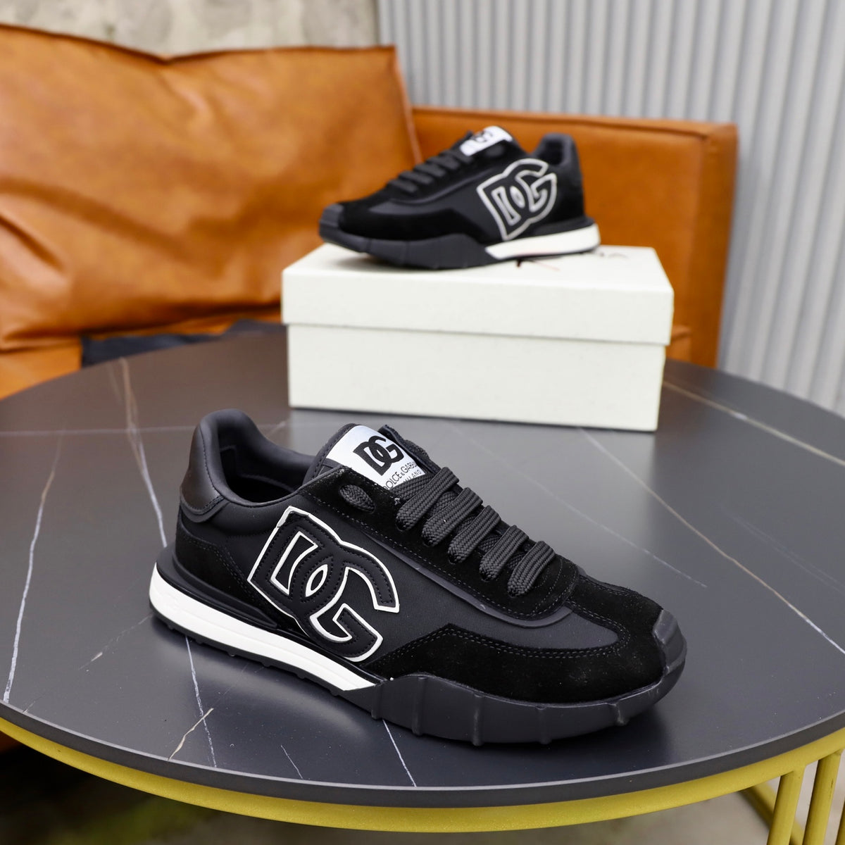 Dolce & Gabbana DG Men's Color-Block Casual Sneakers