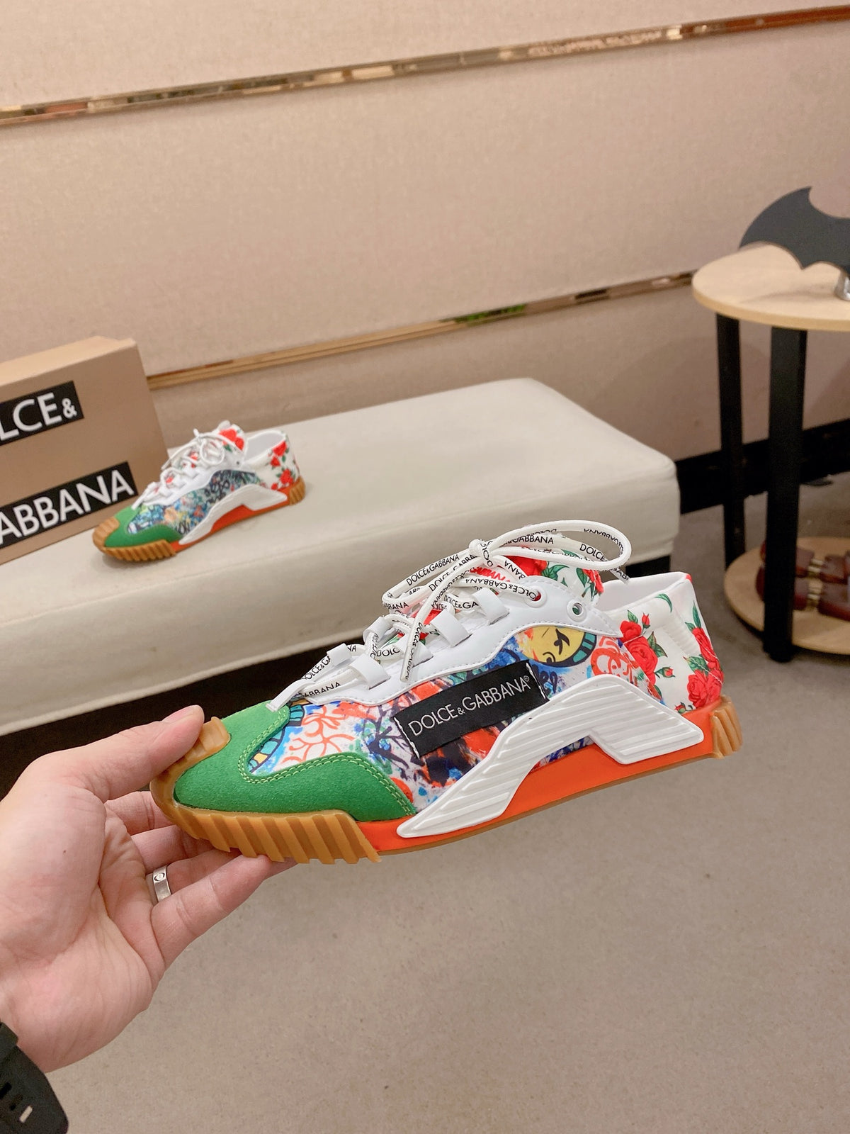 Dolce & Gabbana DG Couple's Athletic Casual Sneakers