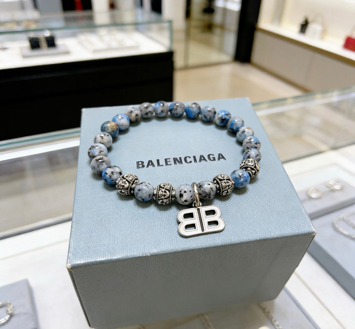 antique linen vintage Bracelet for men - product detail view