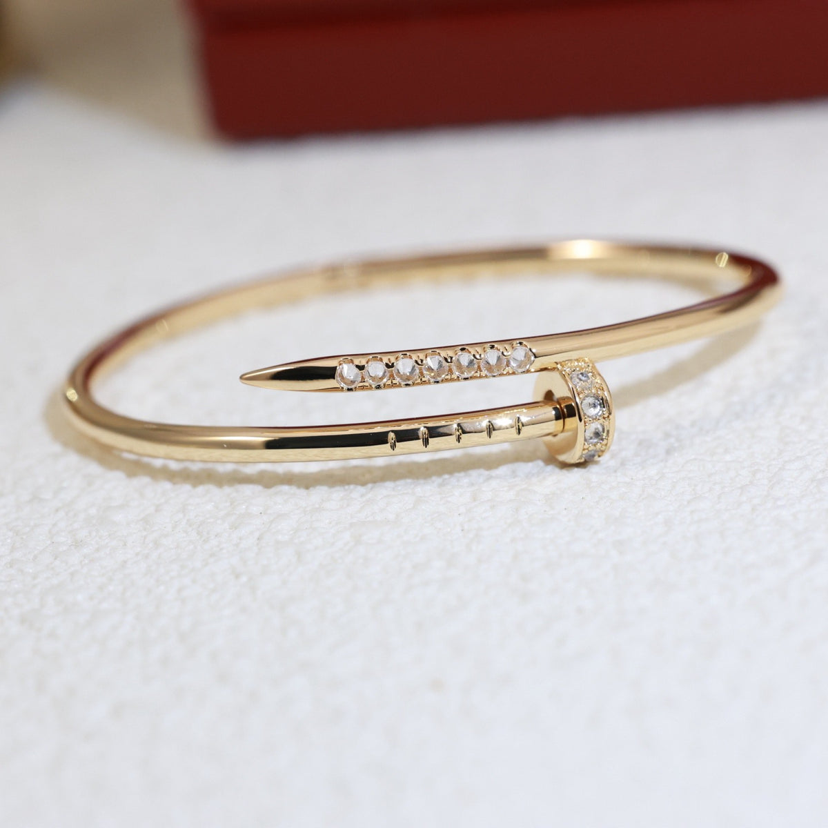 tricolor crystal Bangle for women - alternate angle view 6