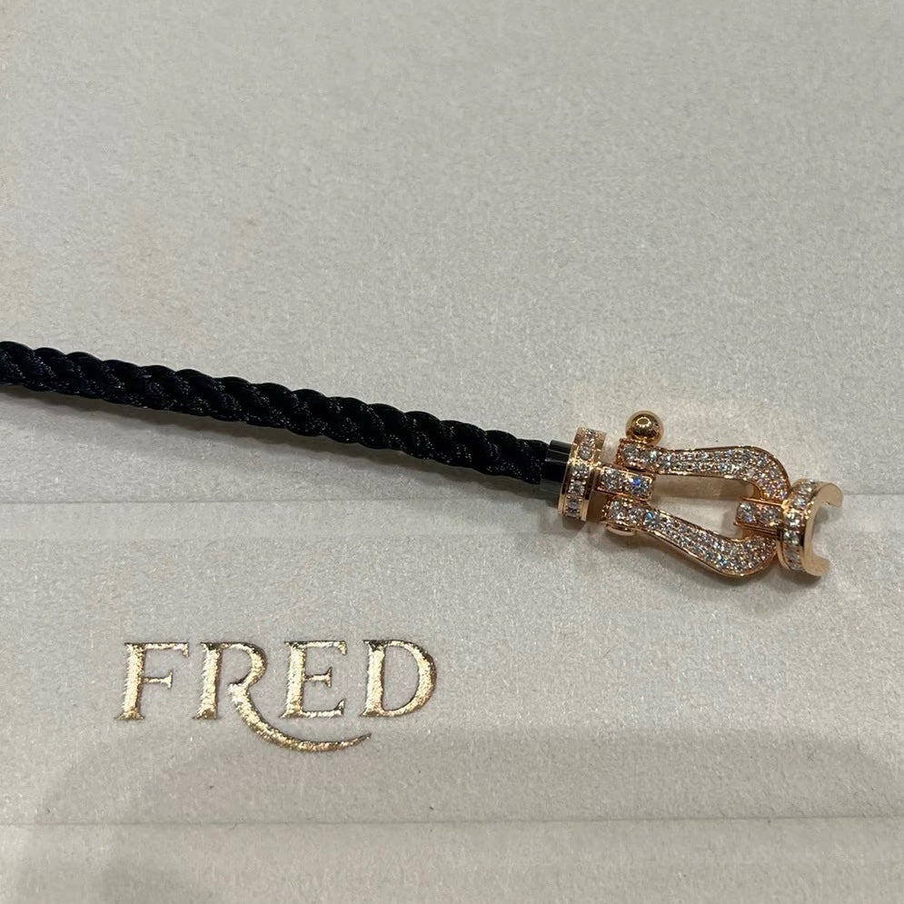 rose gold crystal rose Necklace for men - alternate angle view 4