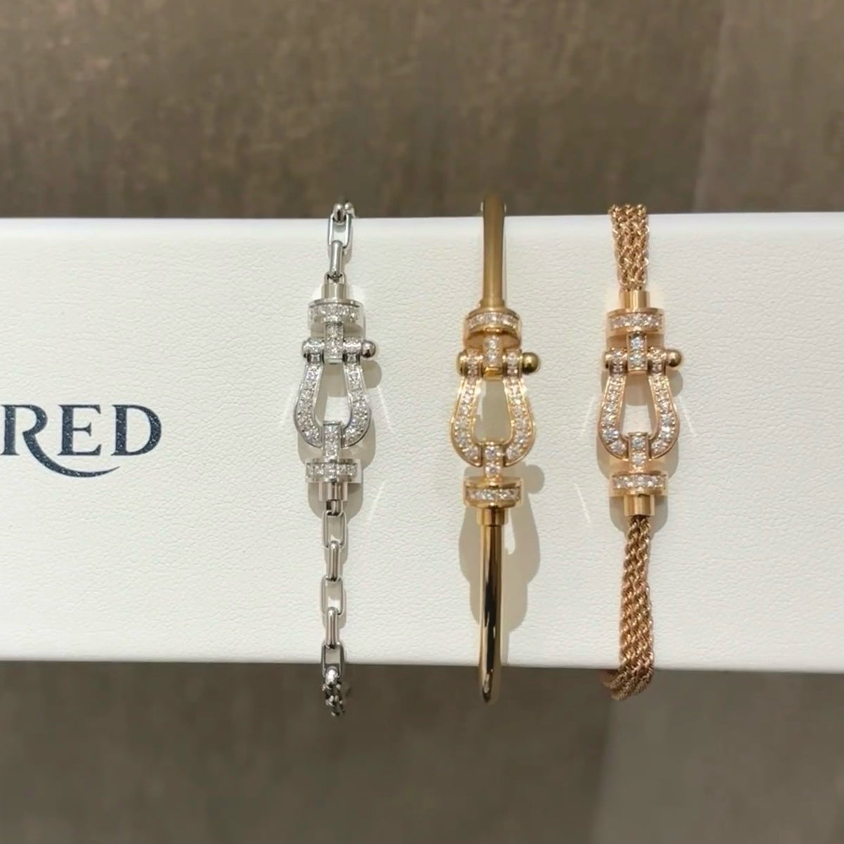 rose gold crystal rose Necklace for men - alternate angle view 3