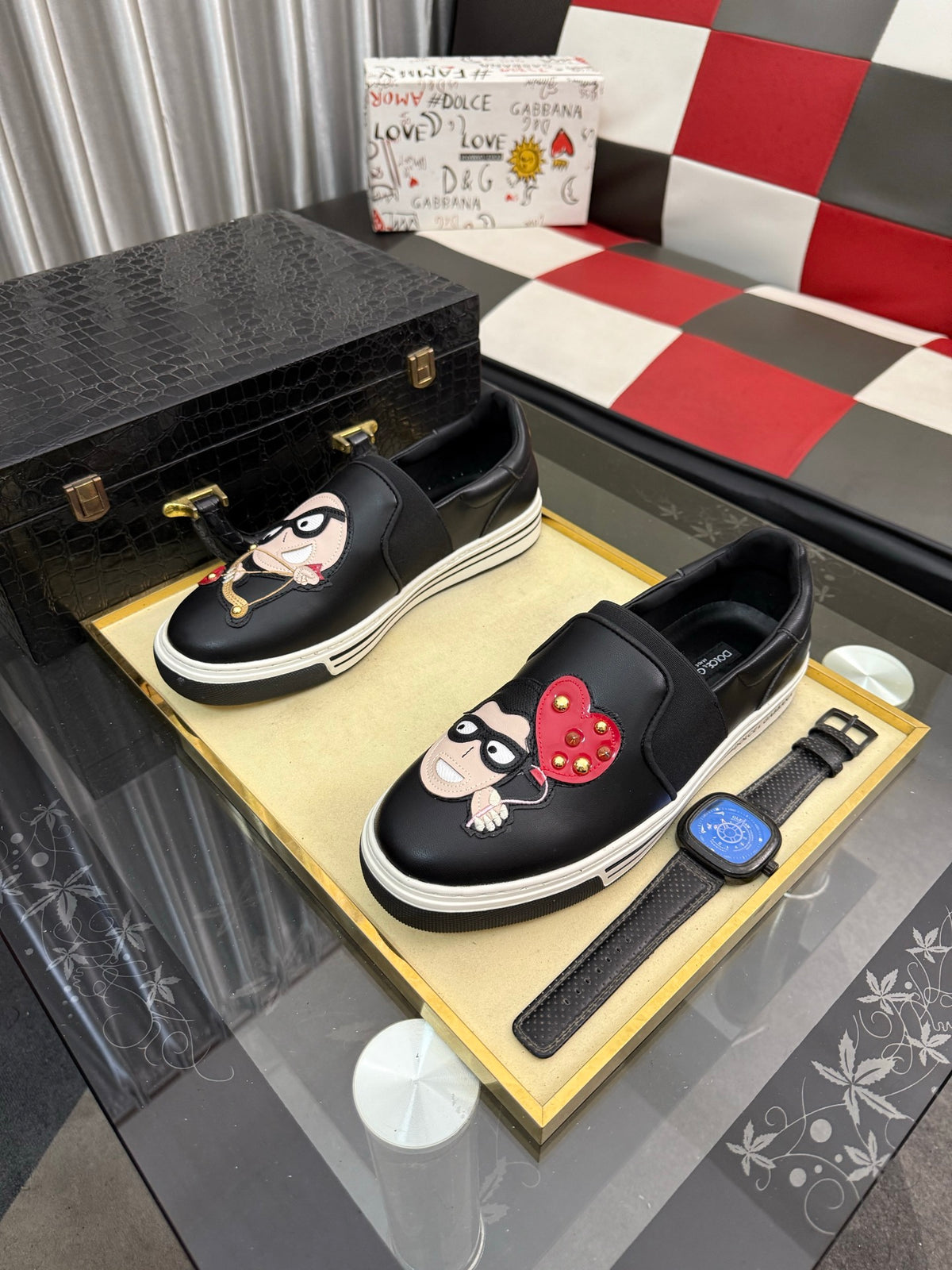 Dolce & Gabbana DG Classic Calfskin Casual Shoes