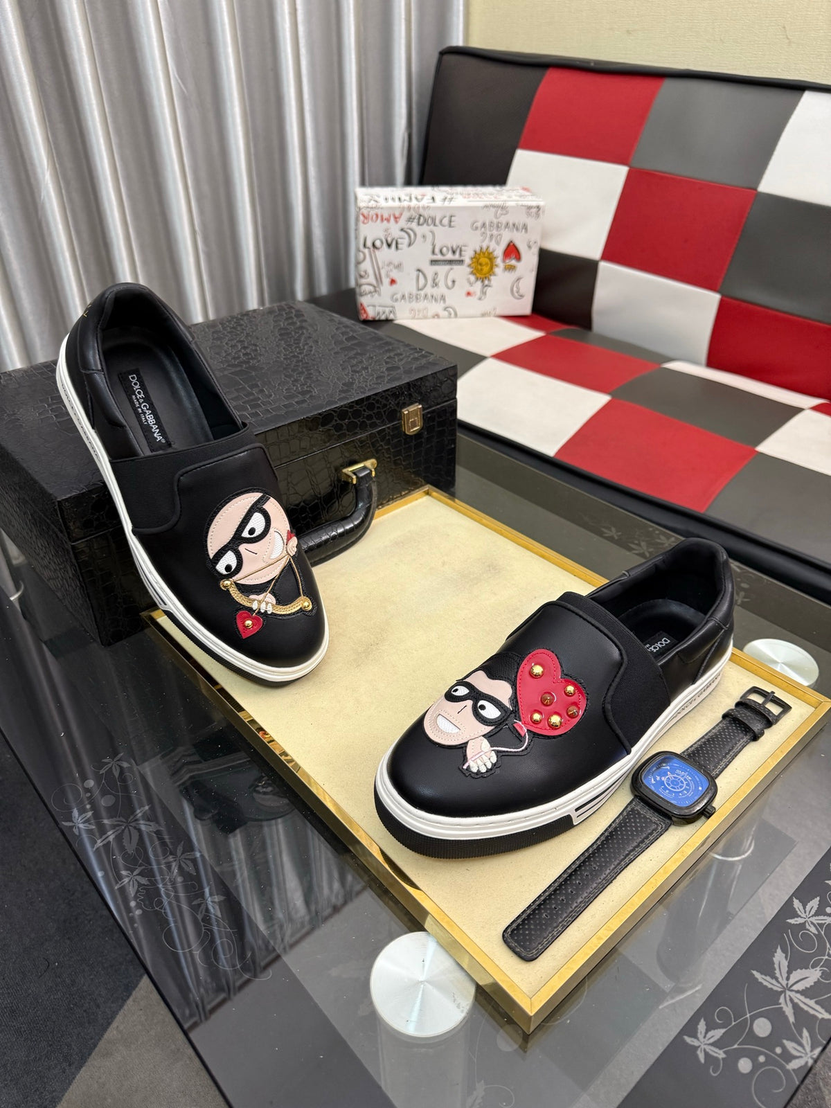 Dolce & Gabbana DG Classic Calfskin Casual Shoes