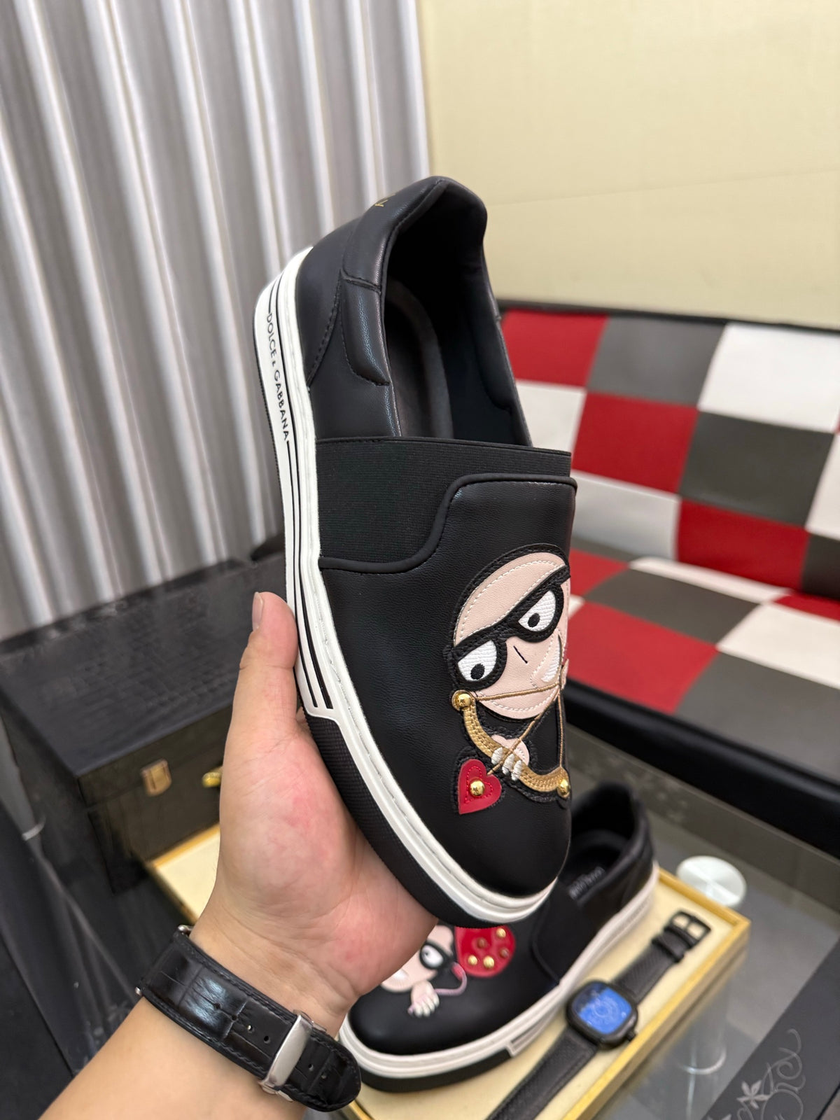 Dolce & Gabbana DG Classic Calfskin Casual Shoes