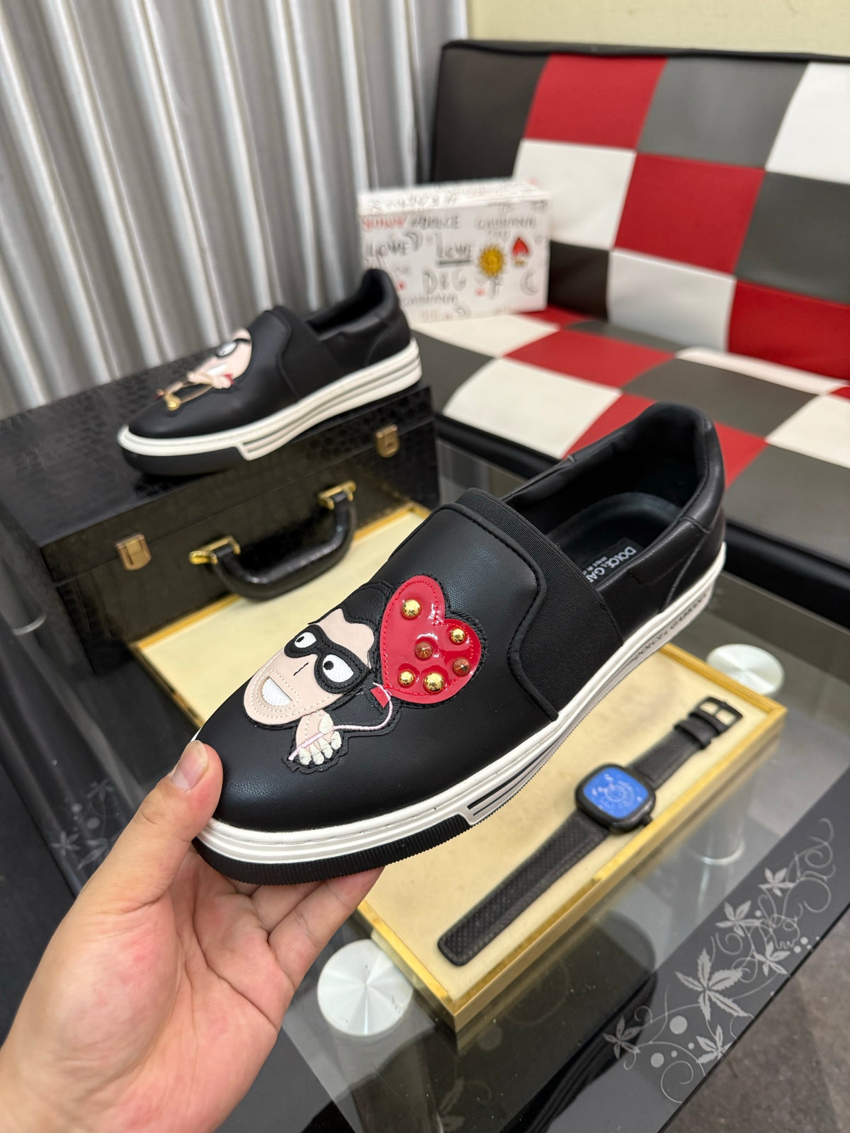 Dolce & Gabbana DG Classic Calfskin Casual Shoes