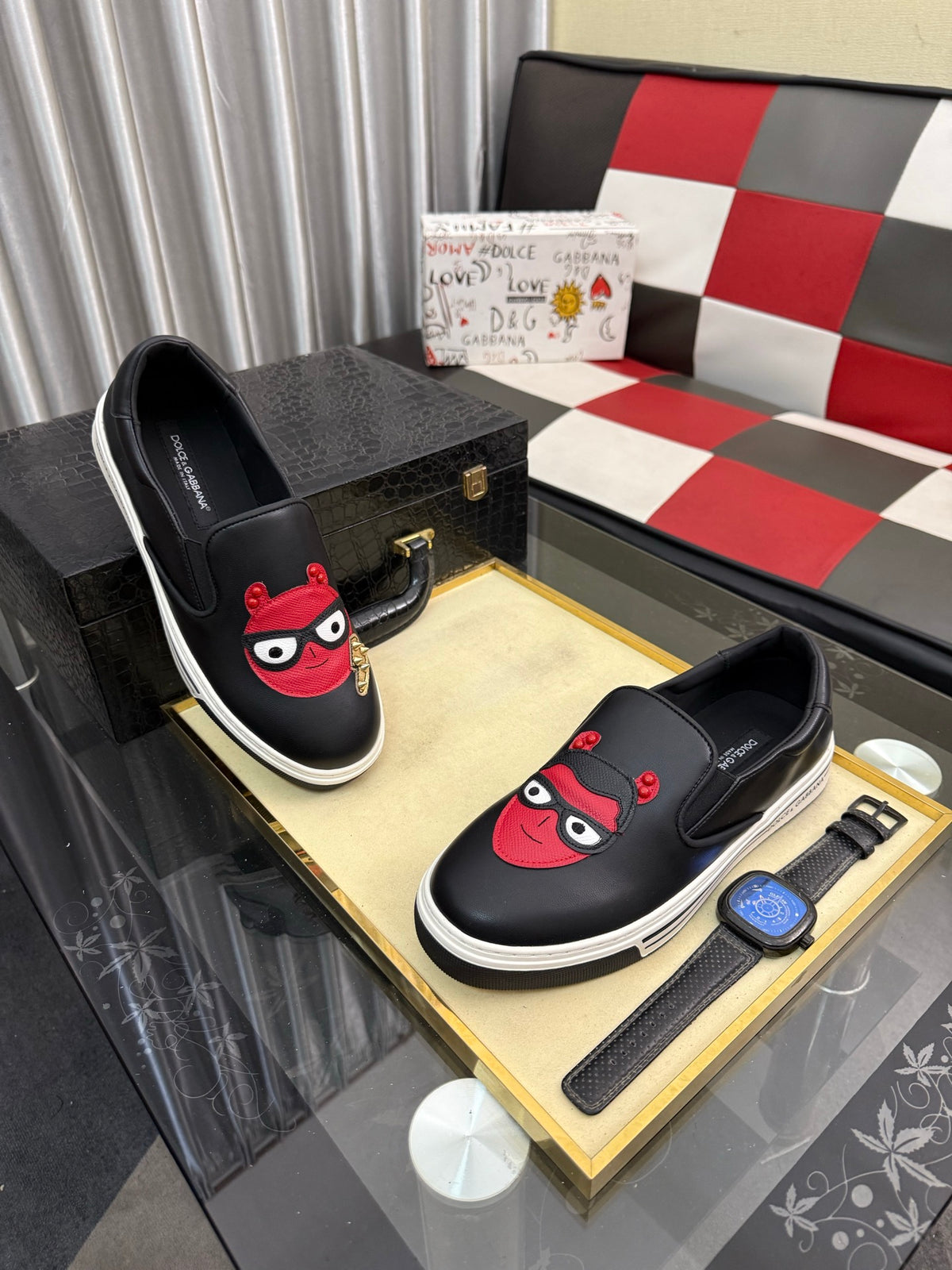 Dolce & Gabbana DG Classic Calfskin Casual Shoes