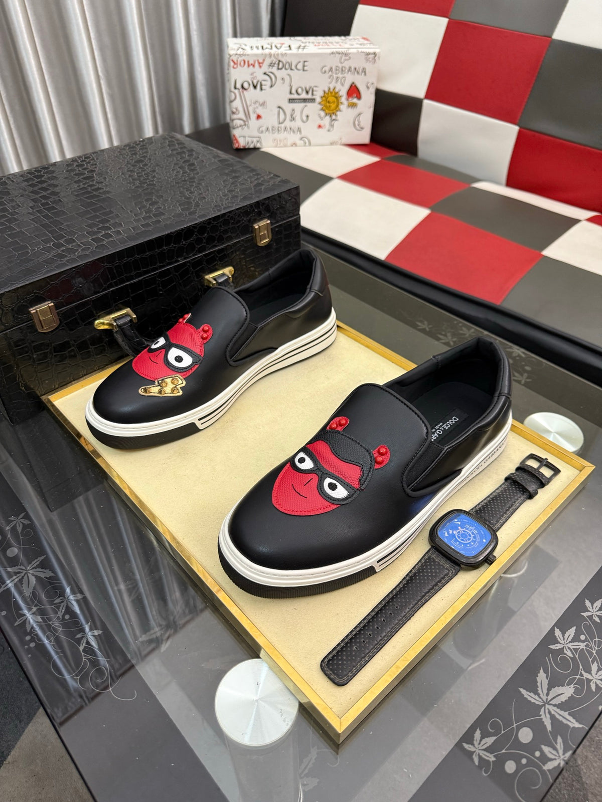 Dolce & Gabbana DG Classic Calfskin Casual Shoes