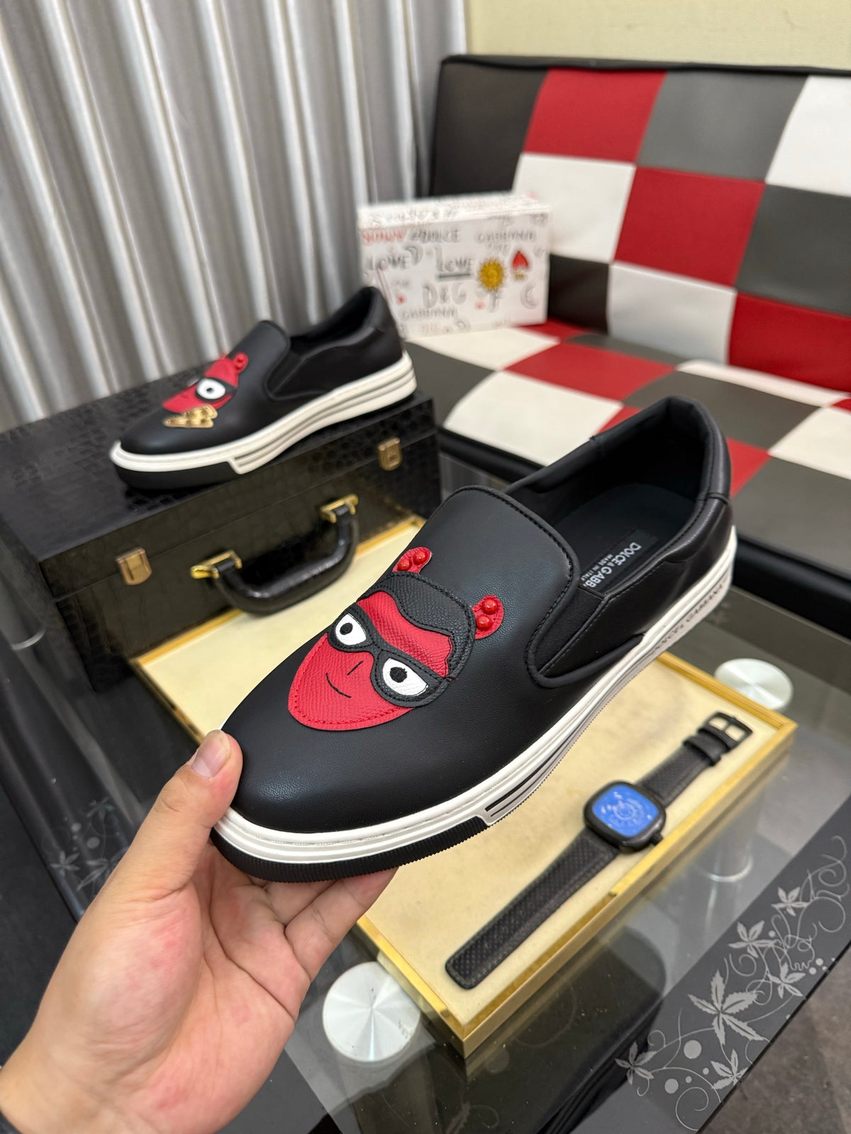 Dolce & Gabbana DG Classic Calfskin Casual Shoes