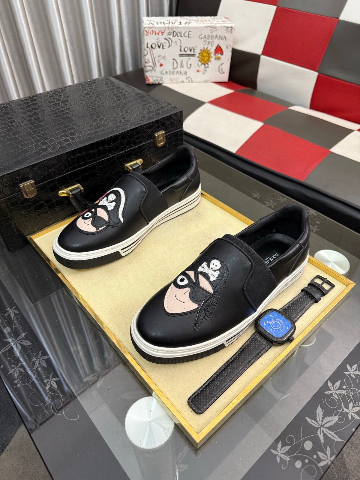 Dolce & Gabbana DG Classic Calfskin Casual Shoes