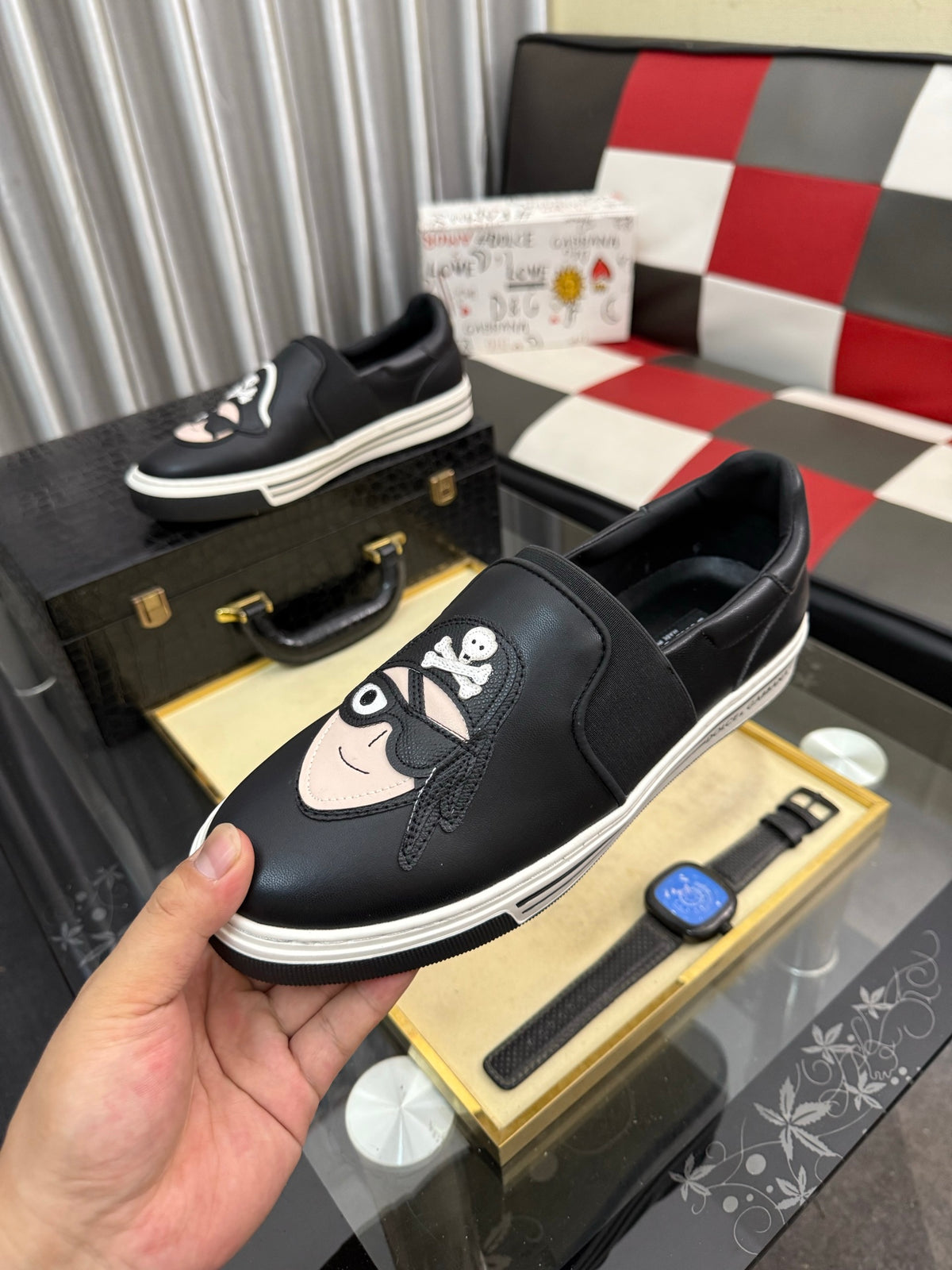 Dolce & Gabbana DG Classic Calfskin Casual Shoes