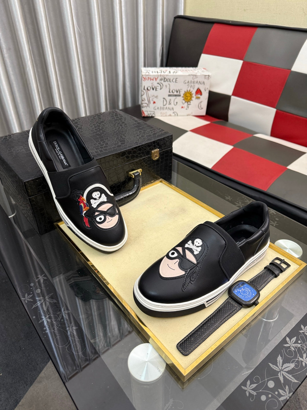 Dolce & Gabbana DG Classic Calfskin Casual Shoes