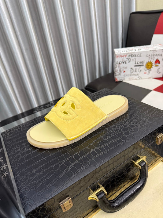 Dolce & Gabbana DG Men's PVC Slides with Molded TPU Sole