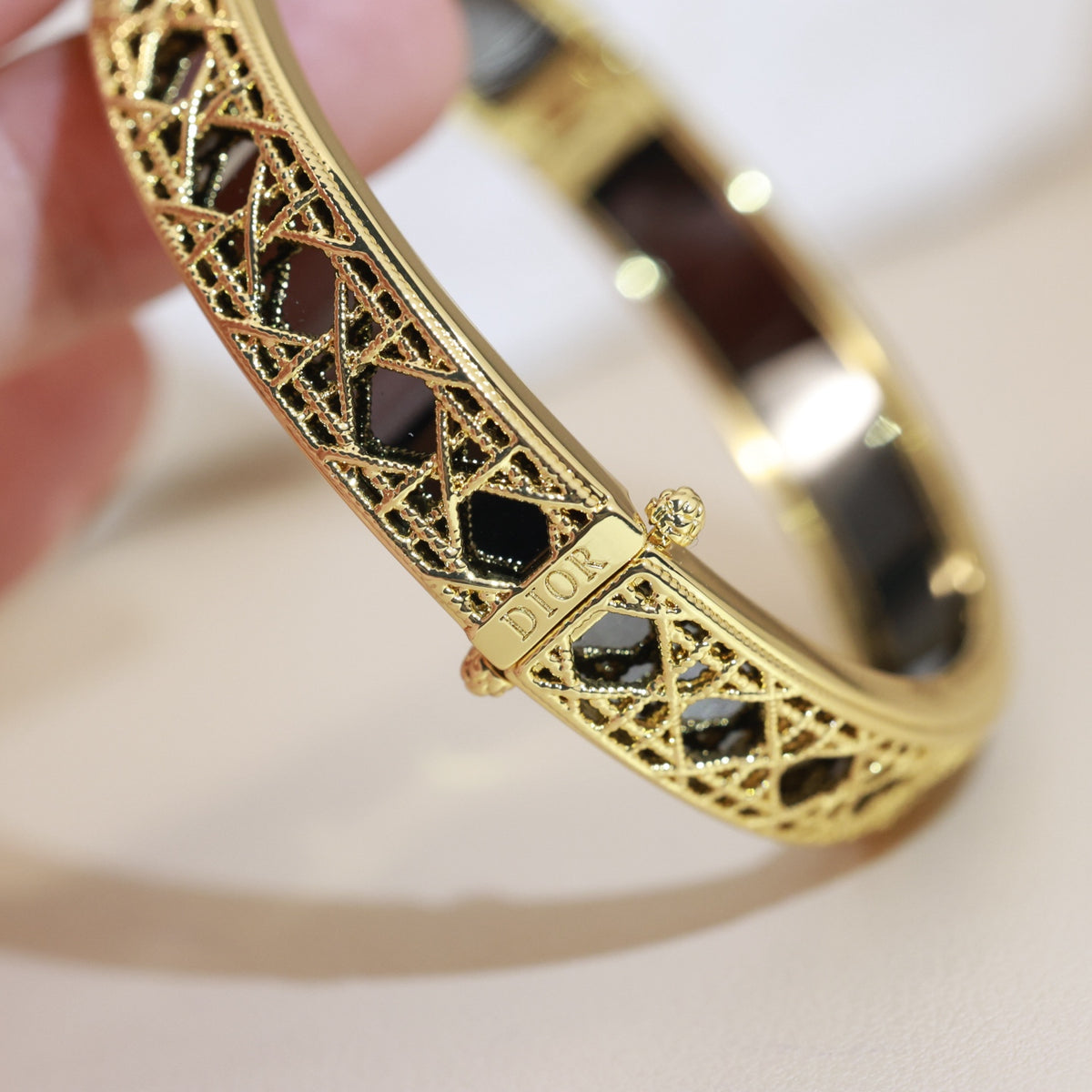 brass elegant Bangle for women - alternate angle view 9