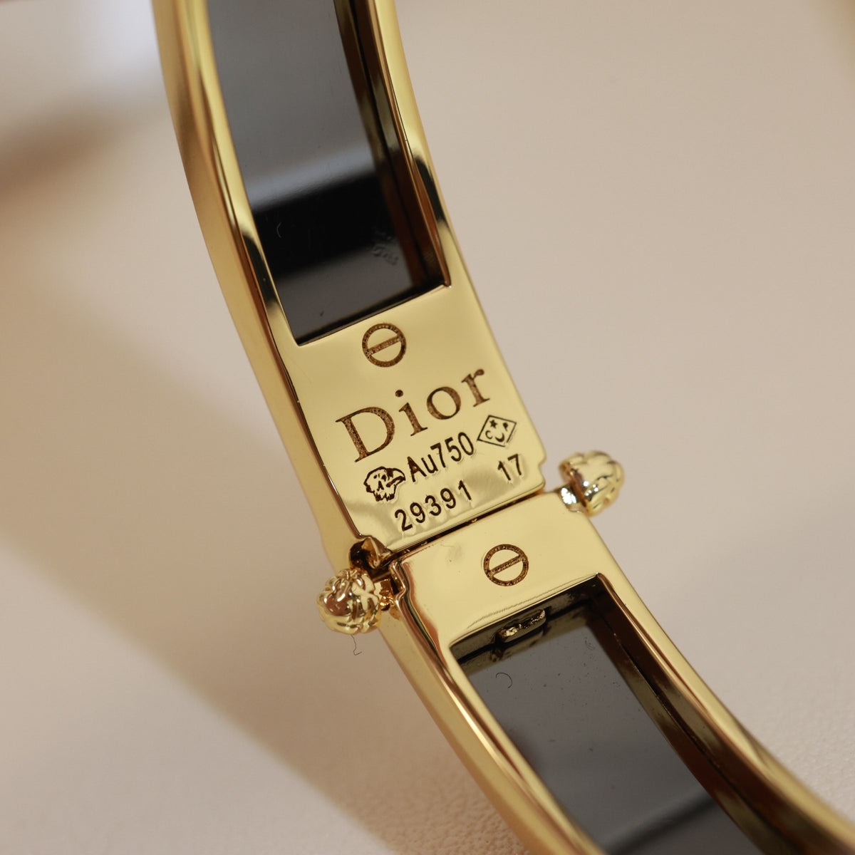 brass elegant Bangle for women - alternate angle view 8
