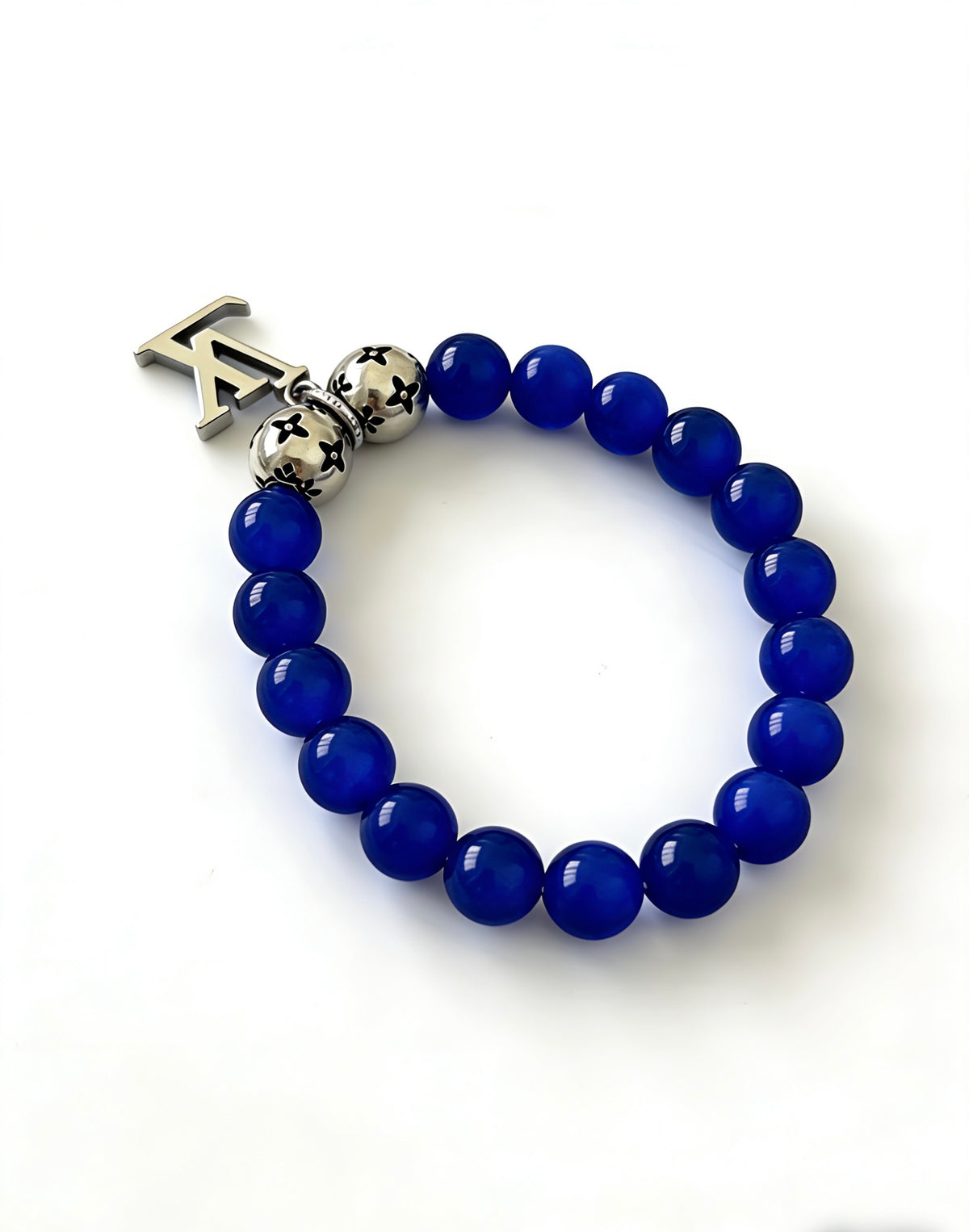antique agate vintage Bracelet for men - alternate angle view 2