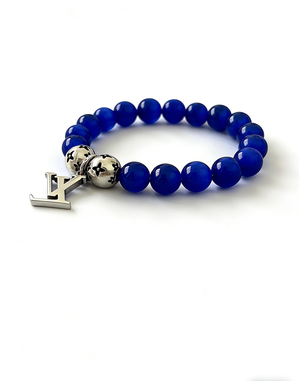 antique agate vintage Bracelet for men - product detail view