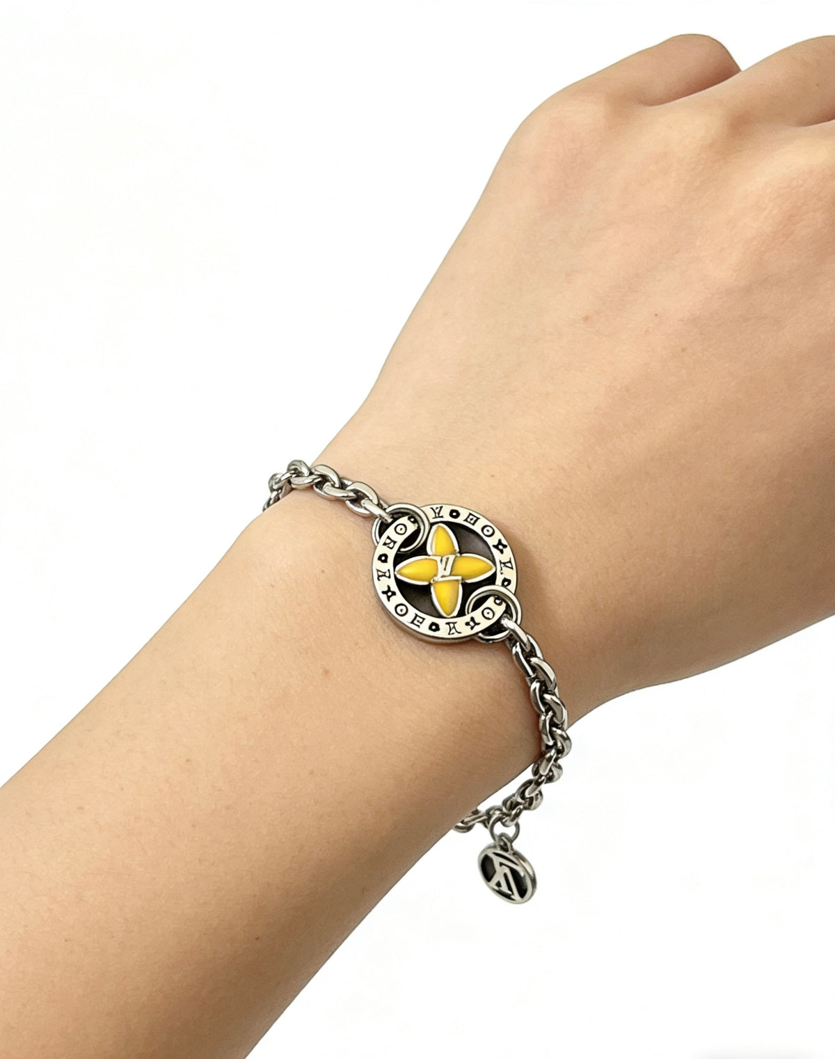 antique chain Bracelet for men - alternate angle view 5