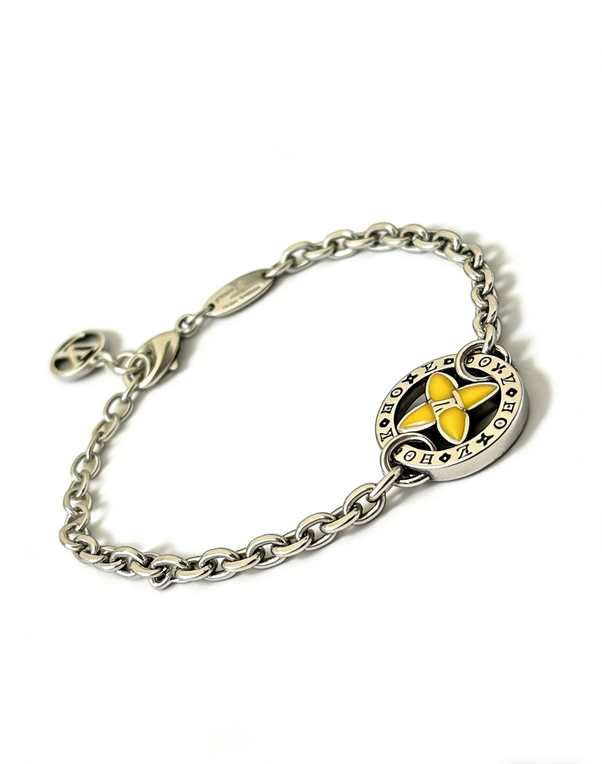 antique chain Bracelet for men - alternate angle view 3