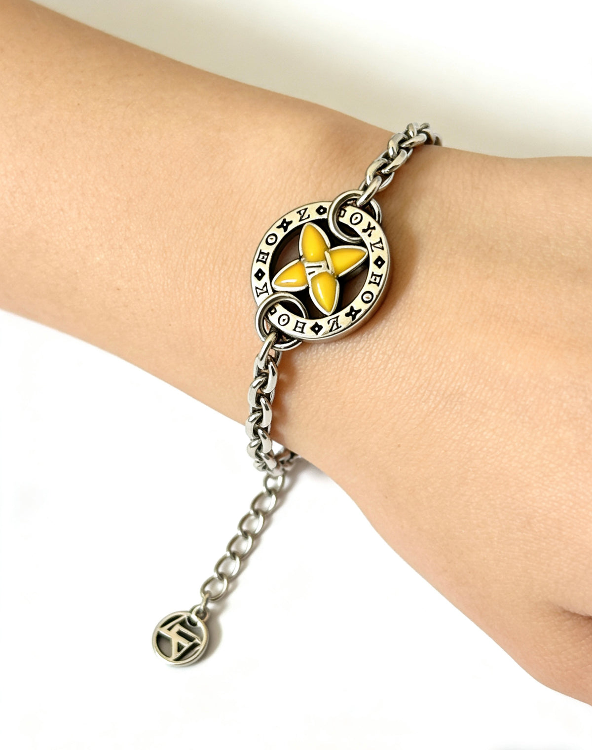 antique chain Bracelet for men - alternate angle view 6