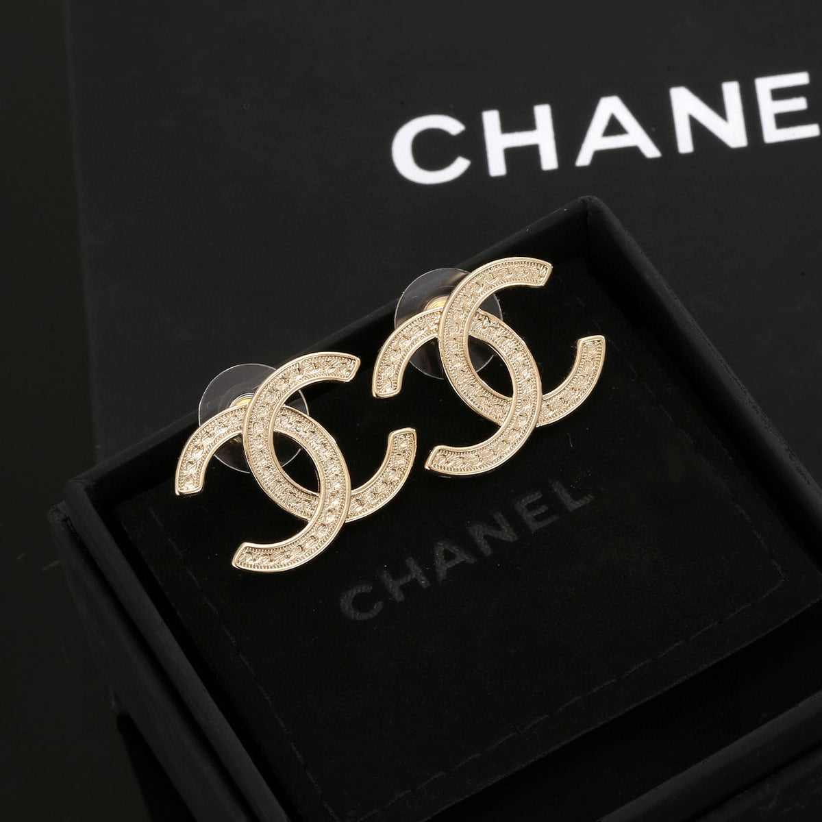 gold sterling silver elegant Drop Earrings for women - alternate angle view 2