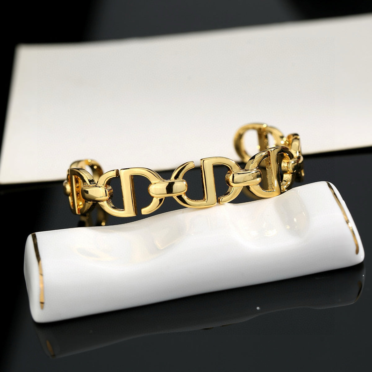 white gold Bangle for women - alternate angle view 7