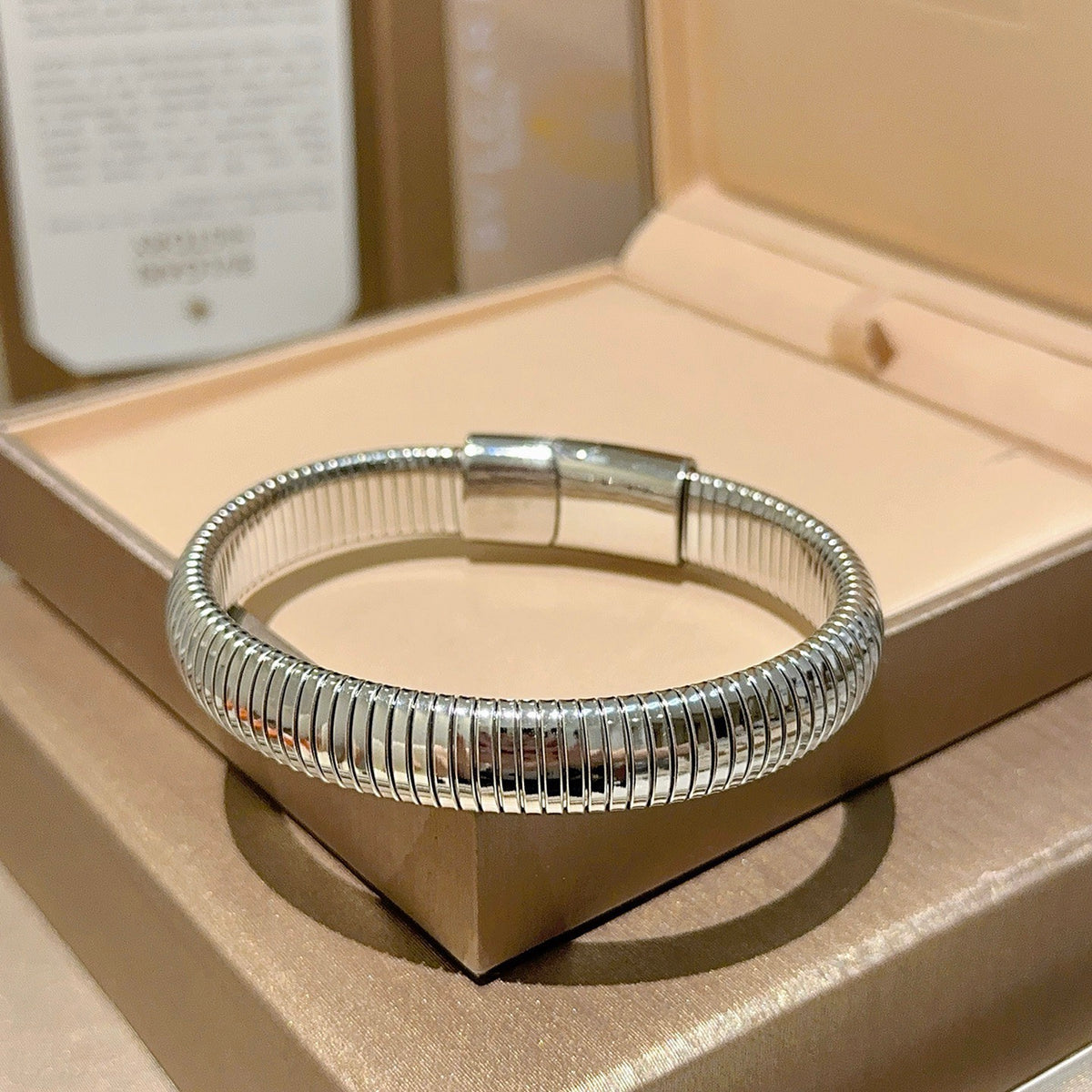 gold minimalist Ring for men - alternate angle view 2