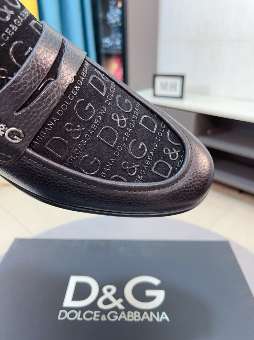 Dolce & Gabbana DG Men's Dress Shoes in Premium Calfskin
