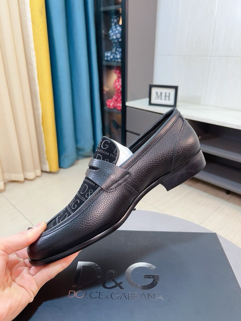 Dolce & Gabbana DG Men's Dress Shoes in Premium Calfskin