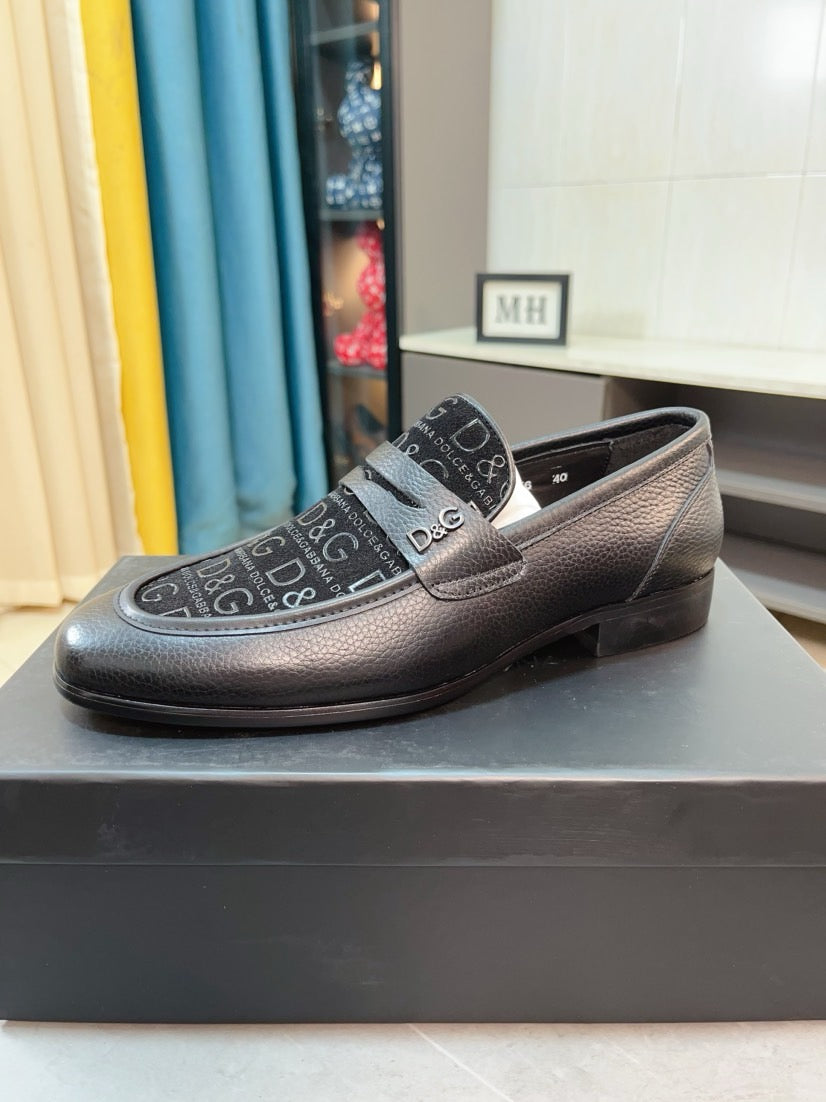 Dolce & Gabbana DG Men's Dress Shoes in Premium Calfskin