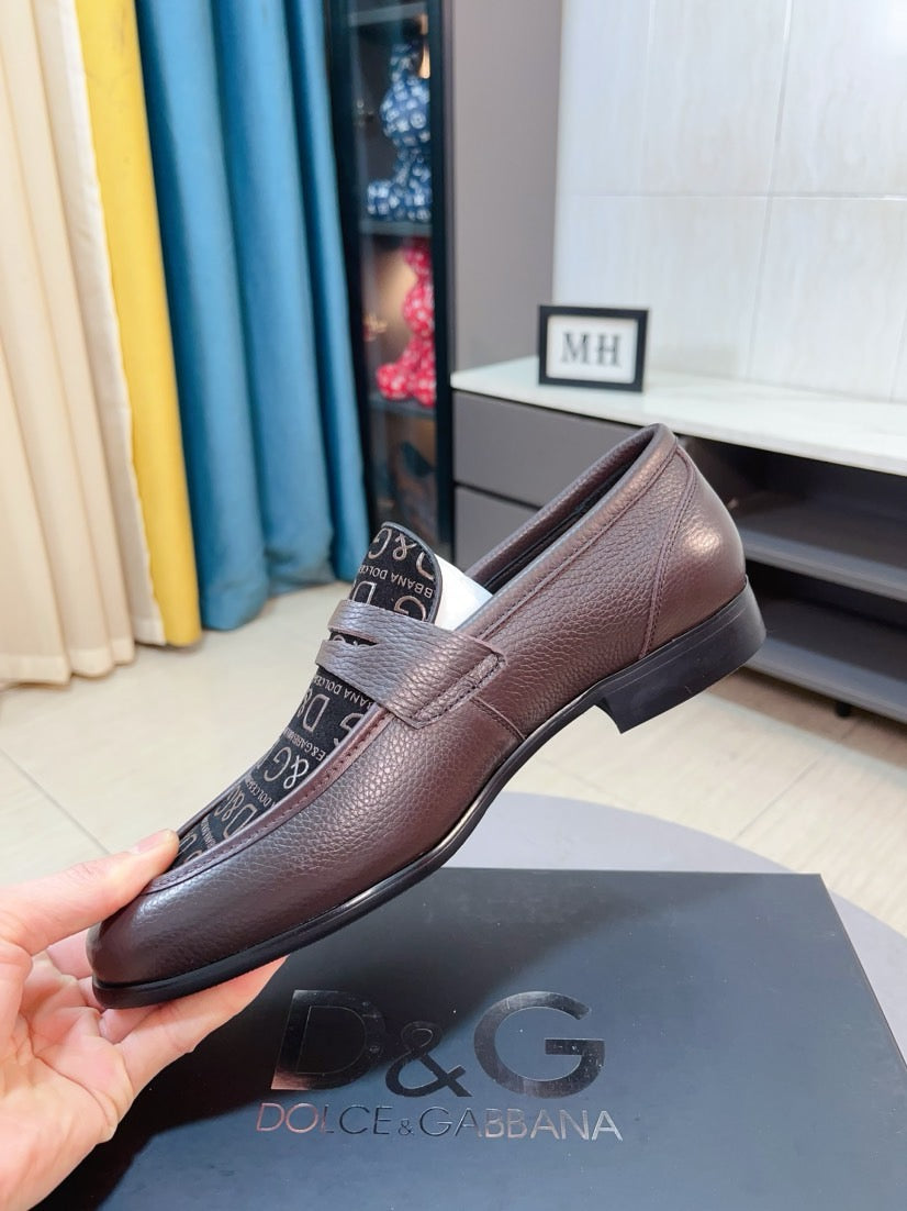 Dolce & Gabbana DG Men's Dress Shoes in Premium Calfskin