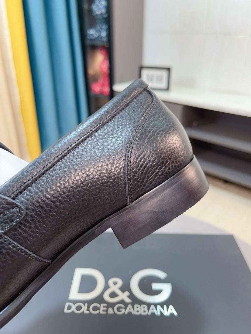 Dolce & Gabbana DG Men's Dress Shoes in Premium Calfskin