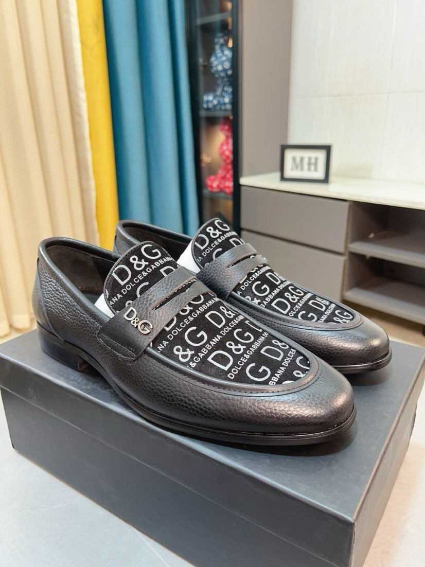 Dolce & Gabbana DG Men's Dress Shoes in Premium Calfskin