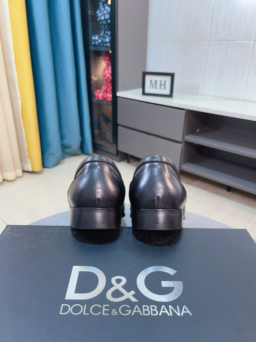Dolce & Gabbana DG Men's Dress Shoes in Premium Calfskin